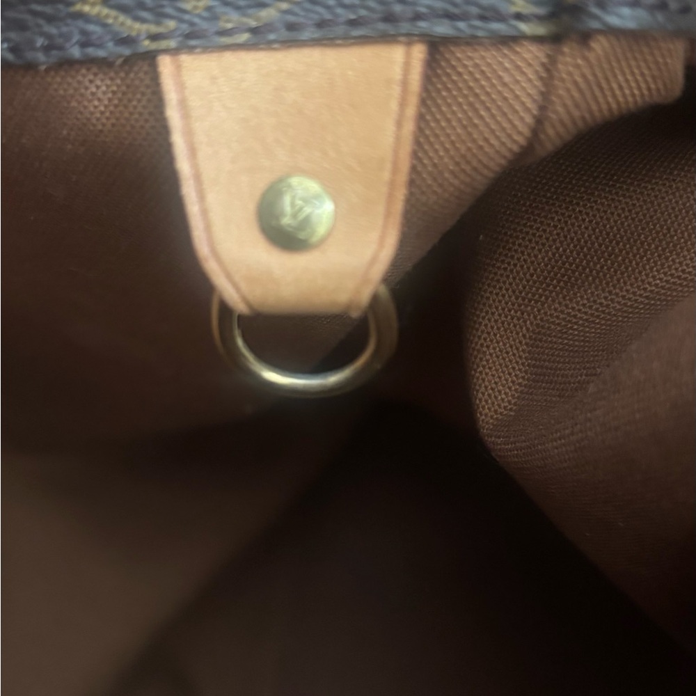 Louis Vuitton Monogram Canvas Tote with Vachetta Trim - Brown/Tan - Picture 9 of 10